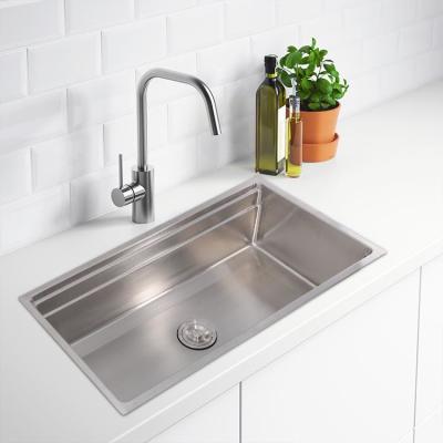 China Nano Silver Versatile Kitchen Sink With Inner Basin Size 700mm*445mm*215mm Te koop