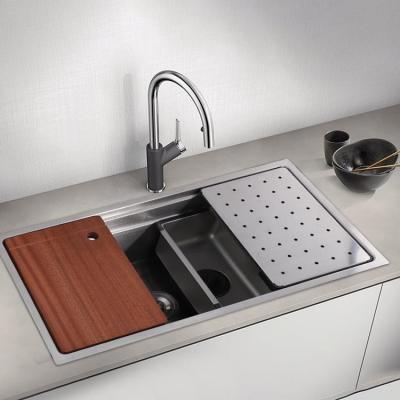 Cina Vacuum Plating Nano Kitchen Sink 304 Stainless Steel 220mm Depth in vendita