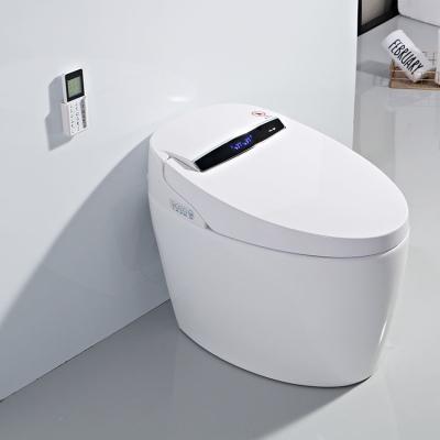 China Wall Mounted Siphon Jet Flushing Toilet With Remote Control And P-Trap Drainage for sale