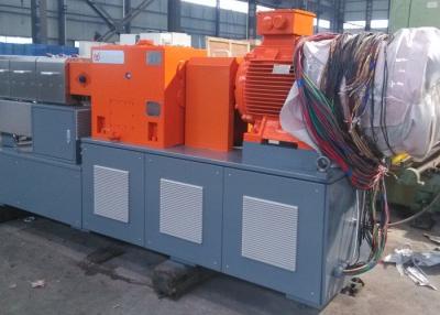 China 62.5mm Plastic Twin Screw Extruder Output 300 - 500 Kg / H ISO9001 Approval for sale