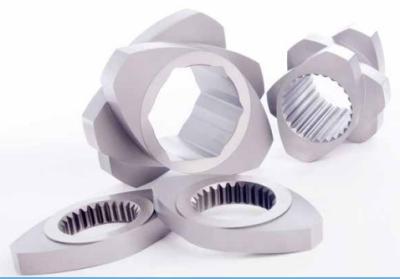 China Nitriding Extruder Screw Elements , Extrusion Machine Parts For Toshiba for sale