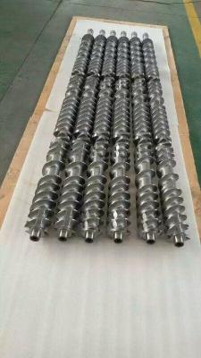 China Twin Screw Threaded Shaft , Twin Screw Elements Customized Length / Diameter for sale