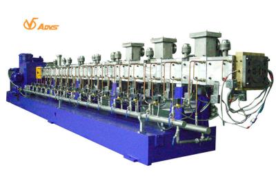 China Twin Screw Rubber Extruder Machine , 500rpm Polymer Devolatilization Extruder for sale