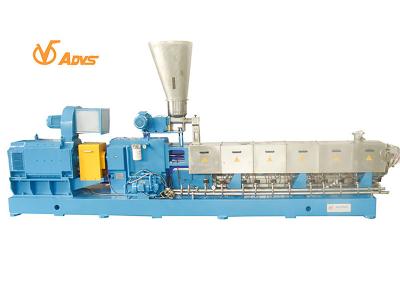 China Recycled PP / PET / PVC Polymer Extruder Machine dual Screw PZE65 Model for sale