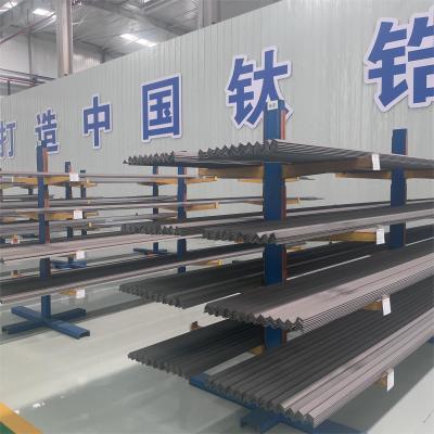 China Técnica de flexión en frío de ángulo de titanio de 12 mm Gr2 6000 mm Perfil de longitud Ti en venta