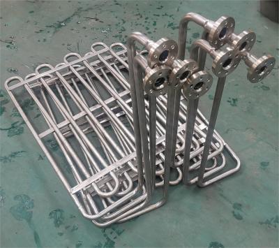 China Alta calidad bajo precio tubo plano de titanio zigzag para intercambiador de calor en venta