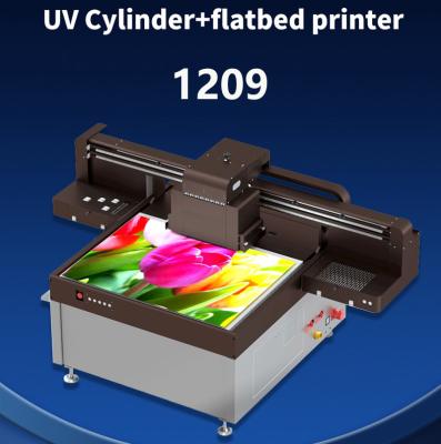China Máquina de impresión de impresoras digitales, impresora de inyección de tinta con pegatinas UV ajustables en venta