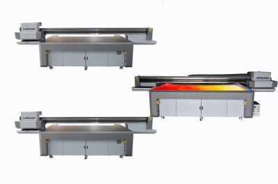 China Flatbed grootformaat UV printer Cylinder Ink Eco Solvent printer Te koop