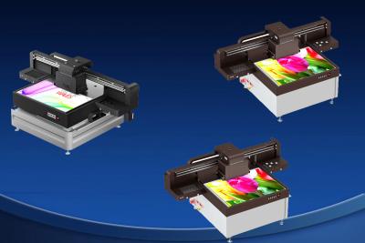 China Impressora comercial Máquina de impressão de alta resolução A3 Impressora UV de piso plano à venda