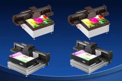 China Flatbed T Shirt UV Printer Commercial Label Printer Sticker Machine for sale