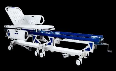 China Safe Manual Connection Patient Transport Trolley Prevent Cross Infection for sale