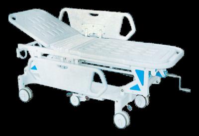 中国 高性能の中央ブレーキが付いている医学の病院用ベッドの救助のベッド 販売のため
