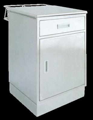 China White Small Bedside Cabinets Fashion Design Hospital Equipment Furniture for sale