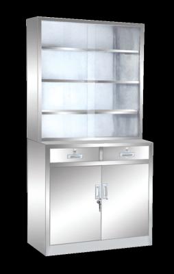 China Multi Layer Stainless Steel Medical Cabinet , Metal Medicine Cabinet for sale