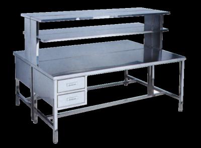 China 2000x1400x800/1450mm Stainless Steel Medical Table Instrument Check And Package Table for sale