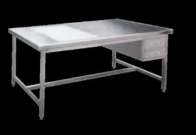China Hospital Stainless Steel Medical Table , Dressing Inspection And Package Table With Light for sale