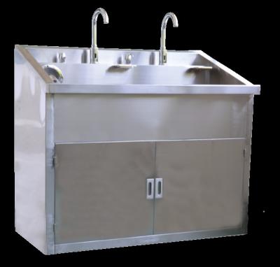 China Stainless Steel Medical Sink With Sturdy Sheet Stainless Steel Construction for sale