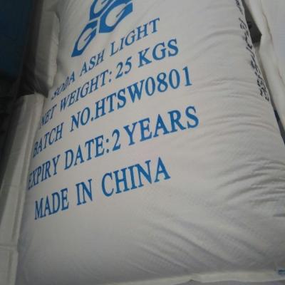 China Industrial Sodium Carbonate Powder 99.2% Soda Ash Light for sale