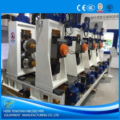China Het volledige Automatische Materiaal die van de Buismolen direct PLC Controle ISO9001 vormen Te koop