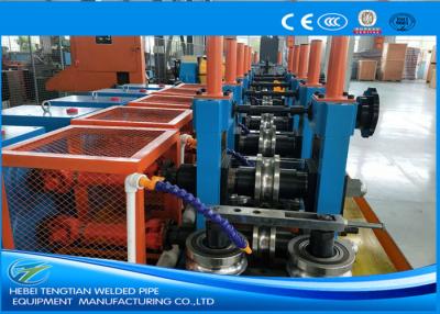 China Cold Rolled Coil SS Tube Mill Machine , Square Tube Mill Friction Saw Cutting for sale