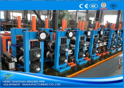 China Adjusted ERW Tube Mill Production Line Energy Saving Blue Color HG32 for sale
