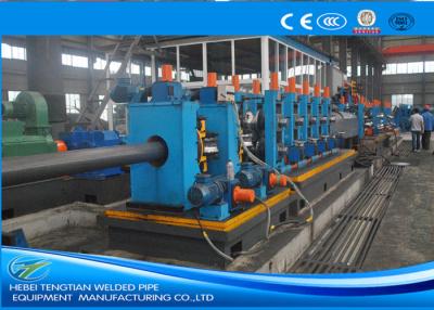 China Heavy Duty ERW Pipe Mill Machine Worm Gearing Rectangular 165 * 6mm Pipe Size for sale