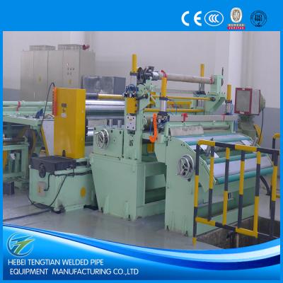 China Customized Steel Coil Slitting Machine , Metal Slitting Machine 220V With SKD11 Blade for sale