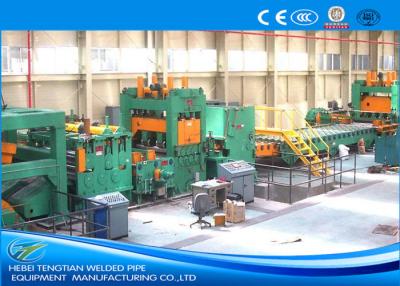 中国 PLCは長さ機械、調節可能な速度の鋼鉄コイルの打抜き機に切口を制御します 販売のため