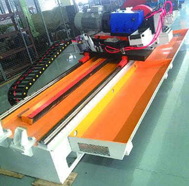 China PLC Control Cold Cut Pipe Saw Manpower Saving For Pipe Production Line for sale