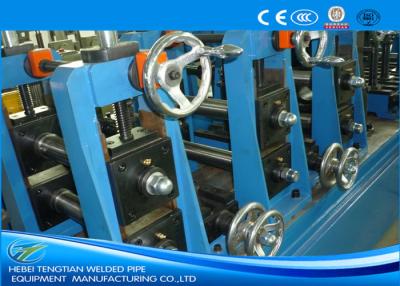 China TIG Welding Stainless Steel Tube Mill With Pipe Polishing Blue Colour for sale