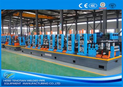 China Cadena de producción azul de la tubería de acero HG114 acero de carbono el 100m de gran tamaño/velocidad mínima del molino en venta