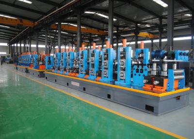 China Friction Saw Cutting ERW Pipe Mill / Round Carbon Steel Pipe Making Machine for sale