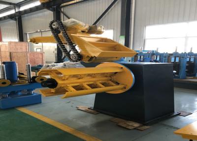 China High Accuracy Steel Slitting Machine With PLC Unit / Steel Coil Decoiler for sale