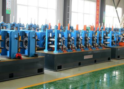 China Cadena de producción de alta velocidad de la tubería de acero para los tubos de los muebles del carbono diámetro del tubo de 21 - de 63m m en venta