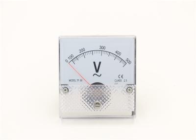 China 80*80mm Analog Panel Voltmeter Analog Volt Ohm Meter 2.5 Class Accuracy for sale