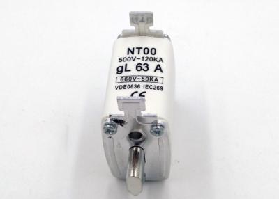 China GL Grade 500V HRC Fuse And Fuse Holder 63A For Circuit Breaker for sale