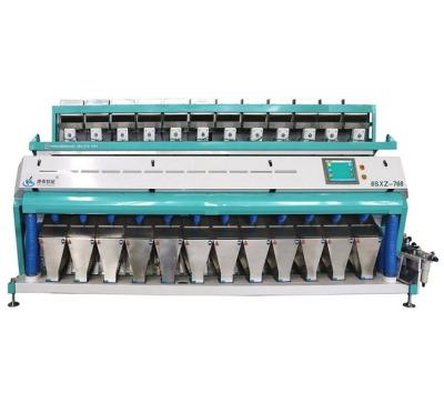 China 12 Chutes 768 Channels Cashew Almond Sorter Machine For Japonica Rice for sale
