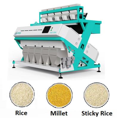 China 3kw Automatic Rice Mill sorter Machine / Rice Millet Processing Machine for sale