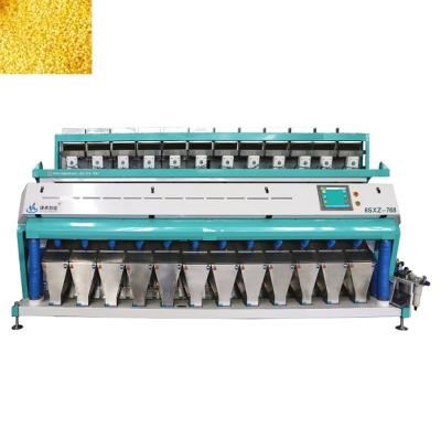 China Multi Purpose Seed Color Sorter Machine 11T/H-19T/H 7kwh Cereal Color Sorter for sale