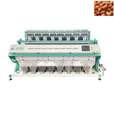 China 4KW Peanut Color Sorter Machine Blue For Sorting Hazelnut Macadamia Nuts for sale
