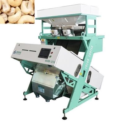China Multi Purpose Spectrum Cashew Color Sorter Machine For Nuts Processing Production Line for sale