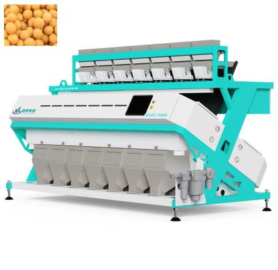 China 7 escorregas 448 canais feijão máquina de triagem de cores 4KW ISO9001 aprovado à venda