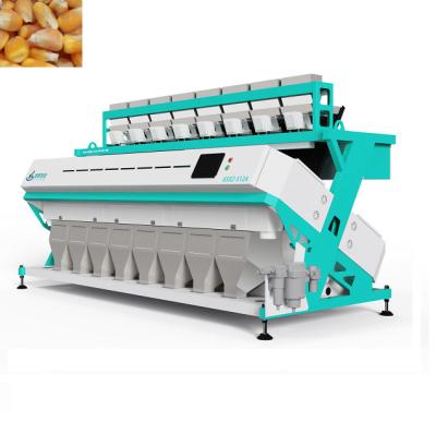 China Full Automatic CCD 8 Chutes Corn Sorting Machine For Processing Grain for sale