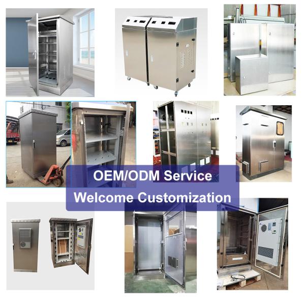 Quality Galvanized Steel Outdoor Telecom Cabinet Corrosion Resistant Weatherproof for sale