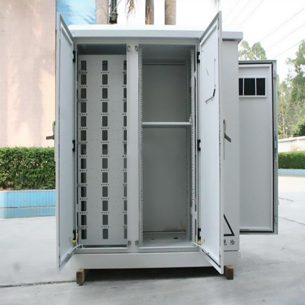 Quality Distribution Electrical Outdoor Telecom Cabinet Powder Coating Weather Proof for sale