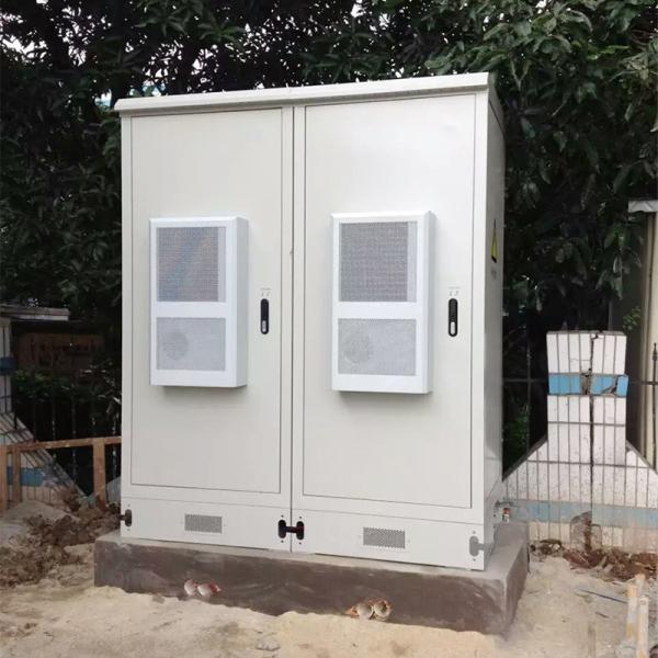 Quality Distribution Electrical Outdoor Telecom Cabinet Powder Coating Weather Proof for sale