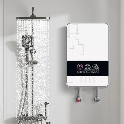 China Hotel Electric Mini Tankless Shower Water Heater 7000W Wall Mounted for sale