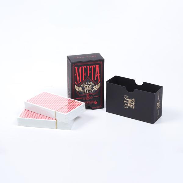 Quality Meita Learning Game Cards Black PVC Playing Cards for sale
