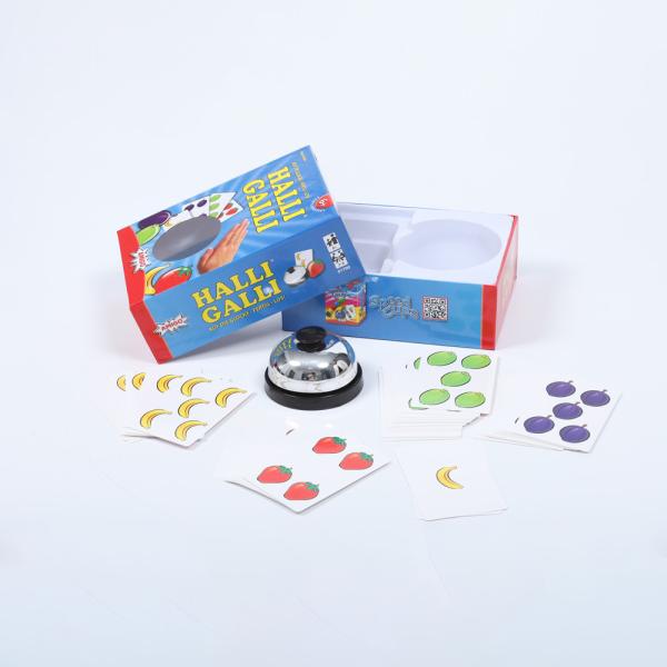 Quality Halli Galli Educational Board Games Set 250g Coated Paper Customized for sale