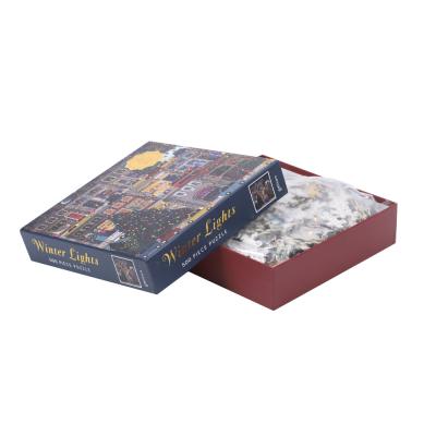 China Rectangular 500 Piece Jigsaw Puzzles Custom Made for Education for sale